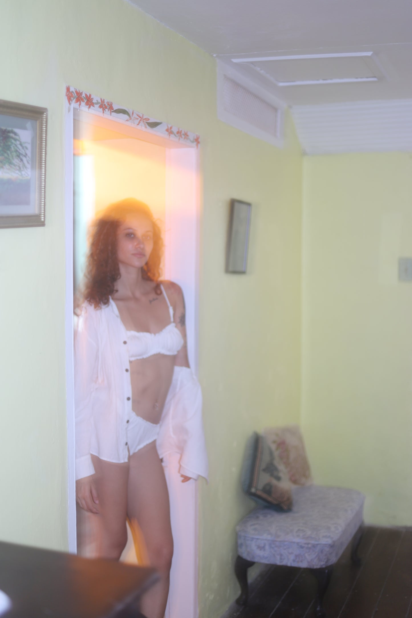 Flor Unisex Button Down