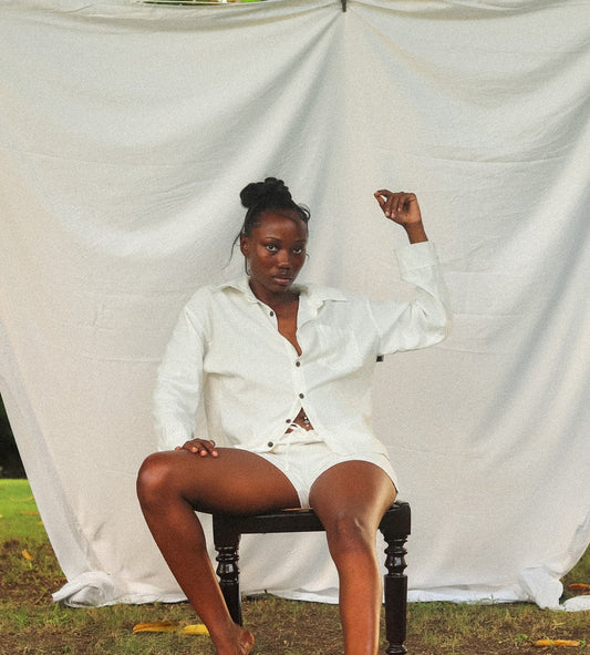 Flor Unisex Button Down